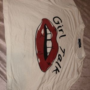 GIRL TALK CROP TOP